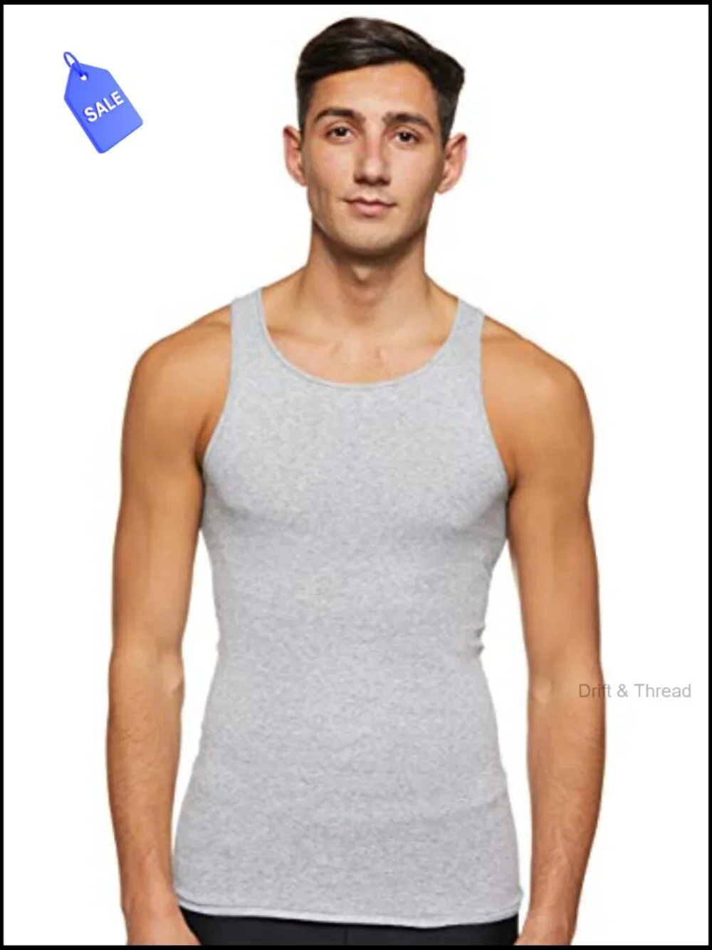 Men's Cotton Tank Undershirts 12-Pack Sleeveless